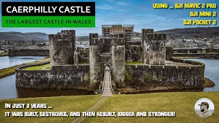 Caerphilly Castle  The Largest in Wales 2nd in Britain [upl. by Trebbor]