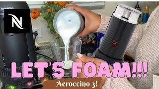 How To Foam Milk With Aeroccino 3 Make Coffee With Foam Tips amp Tricks  Easy Foamed Latte Recipe [upl. by Kauffman668]