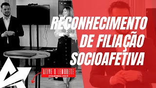 DIREITO DE FAMÍLIA Reconhecimento de filiação socioafetiva [upl. by Ardnekat]